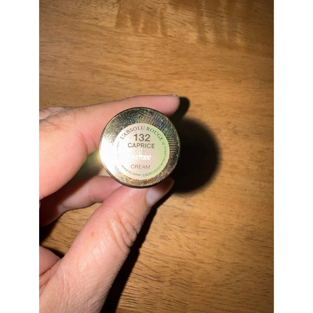 Lancome L'Absolu Rouge Cream Lipstick 132 Caprice Red Creamy Finish